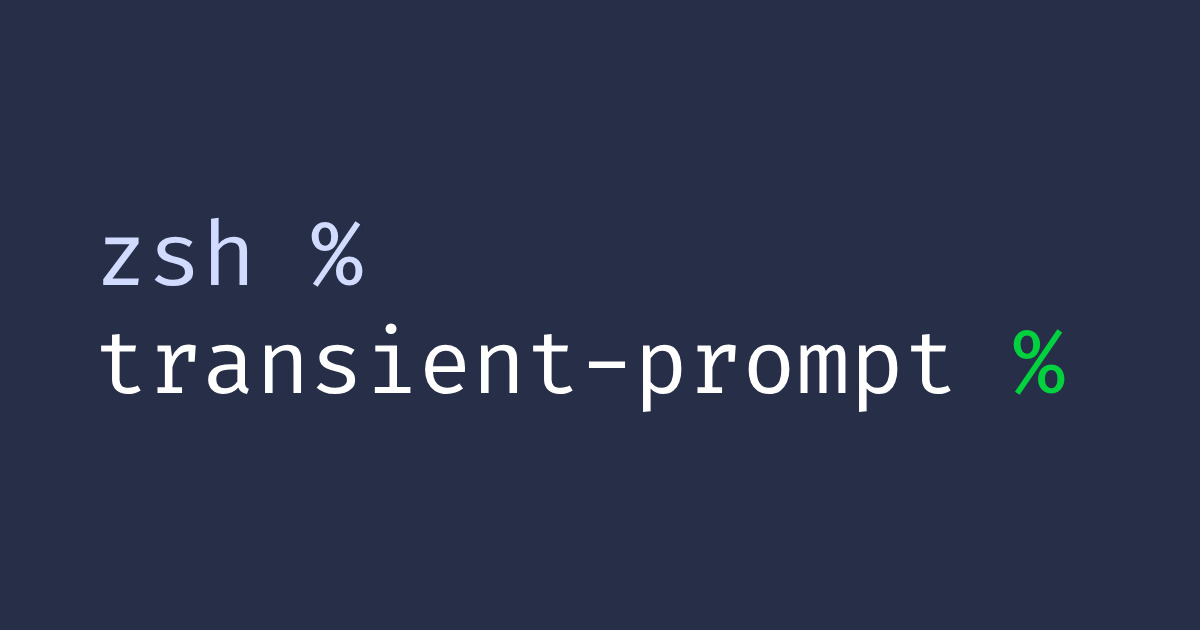 zsh-transient-prompt splash card